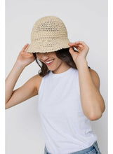 Load image into Gallery viewer, Keaton Straw Bag with Matching Hat
